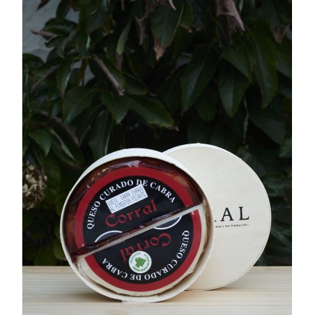 Assorted Cured Goat Cheese in wooden box-1