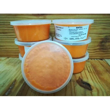 Manteca colorada con Zurrapa